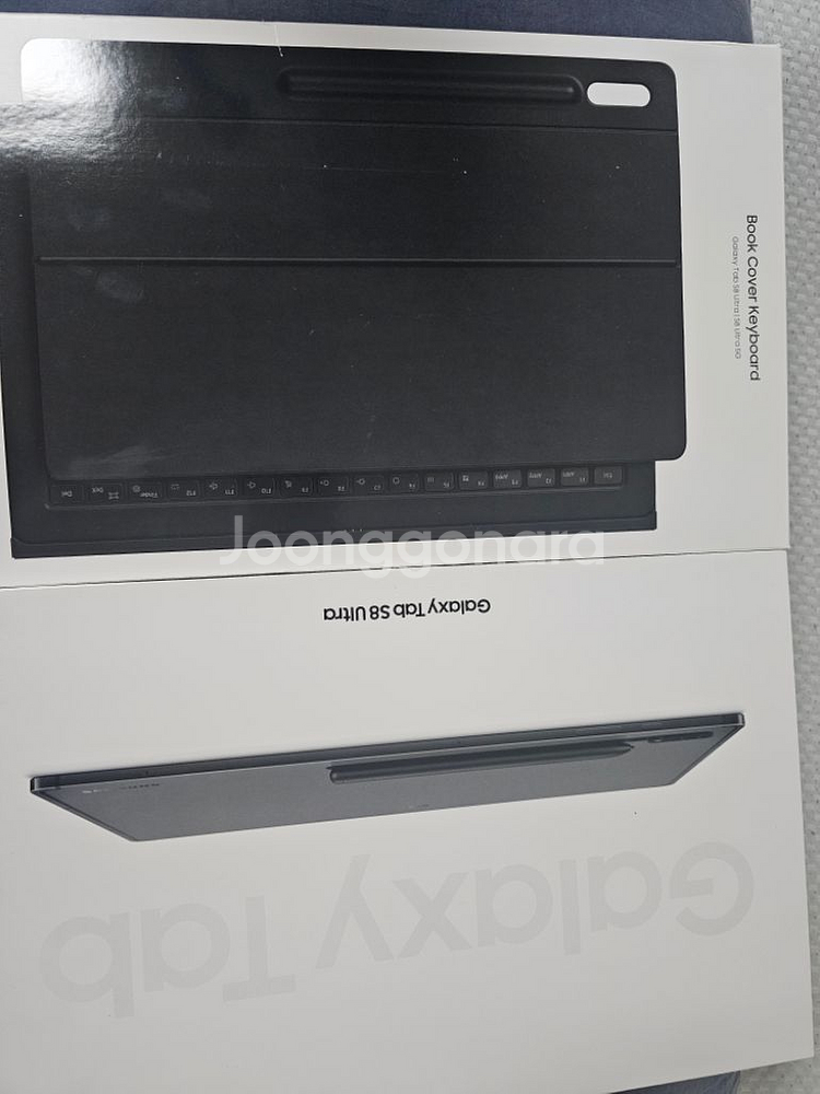 갤럭시 탭 s8 울트라 512GB+ 정품 키보드 북커버--6