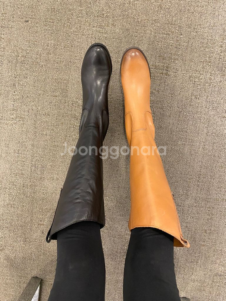 무료배송) 샘 에델만 가죽 롱 부츠 블랙--1