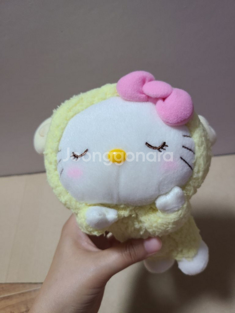 헬로키티 양 인형 고전 키티 인형 양키티 조디악 콜라보--1