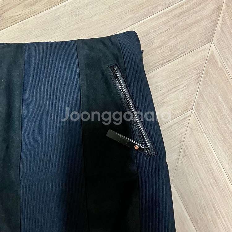 헤지스골프 겨울 블랙 골프스커트--2