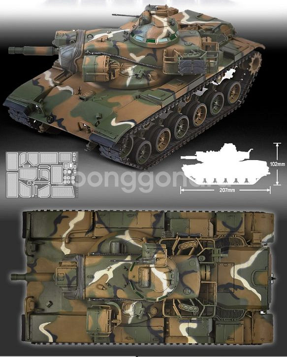 [아카데미] 1/35스케일 미육군 M60A2 패튼전차--4