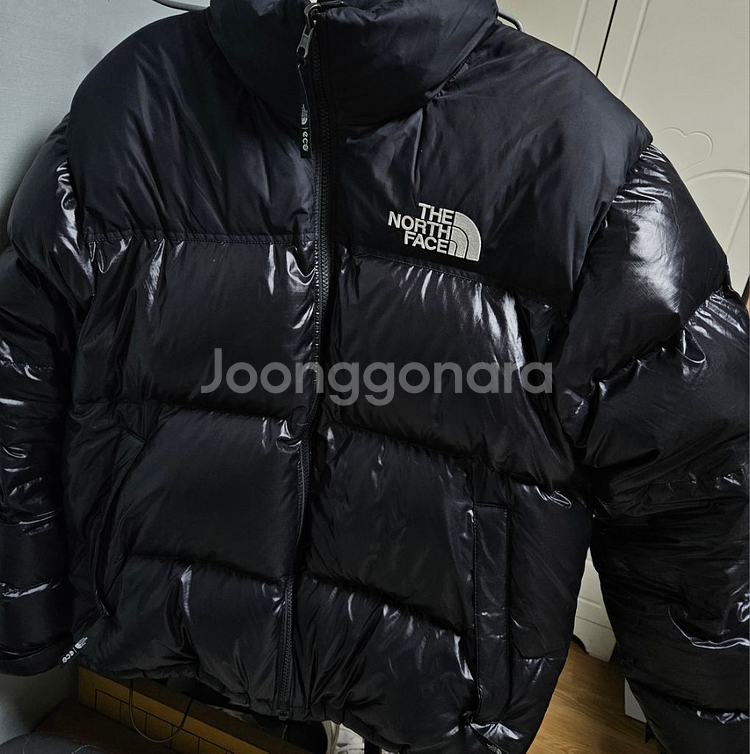 노스페이스 눕시 패딩 1996 에코 눕시 유광 새상품급--1