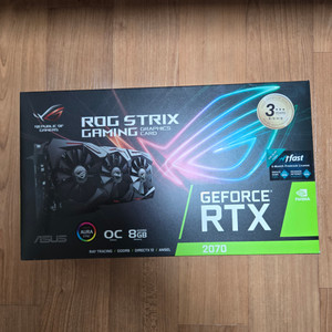 RTX2070 ROG STRIX 3팬 판매합니다