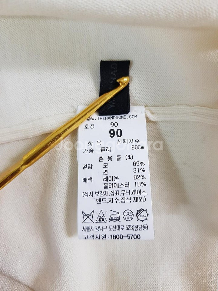 한섬 더캐시미어 23SS 실크 블렌드 니트탑--6