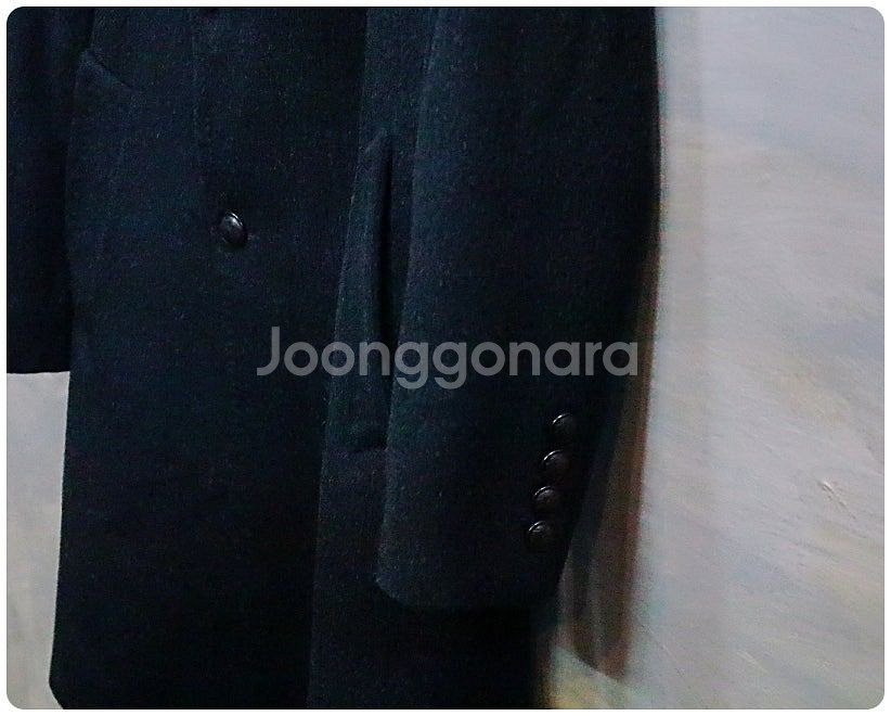 타임옴므 라마 울 빅카라 사선 코트 100--4