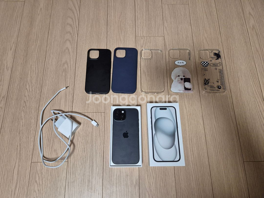 아이폰 15 블랙 128gb s급--0