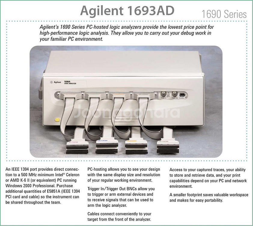 Agilent 1693AD PC 기반 로직 분석기--6