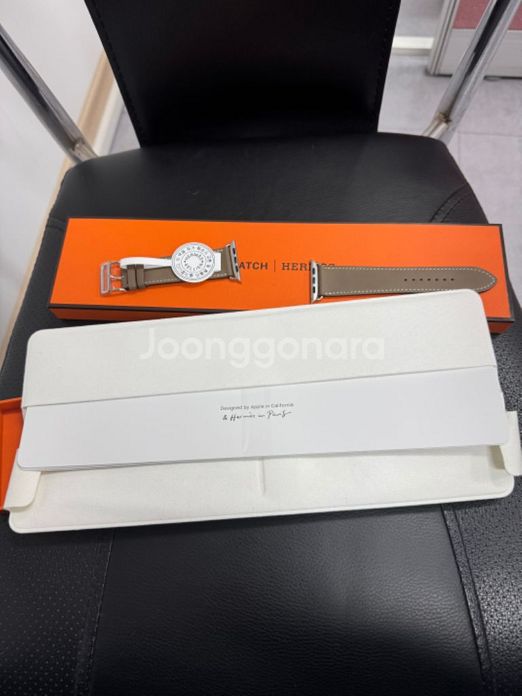 애플워치 에르메스 싱글투어 가죽스트랩 46mm 에토프--8