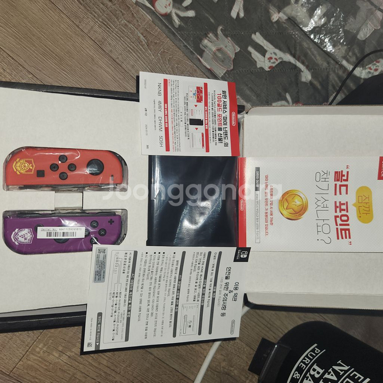 닌텐도 스위치 oled 스칼렛 바이올렛 에디션--1