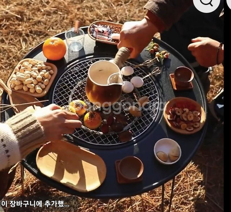 철판 화로 캠핑테이블 풀구성 미개봉--1