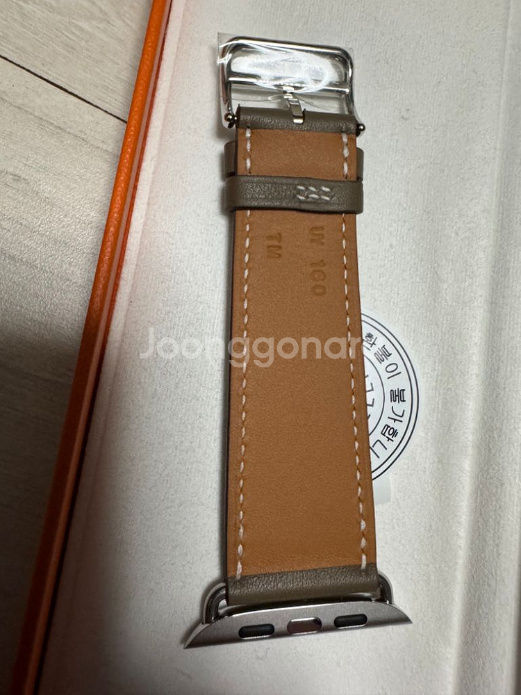 애플워치 에르메스 싱글투어 가죽스트랩 46mm 에토프--4