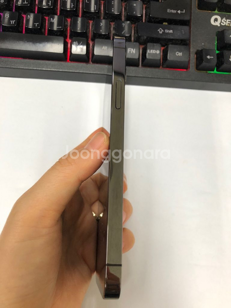 아이폰12프로 그래파이트 SSS급 256G 배터리100--5