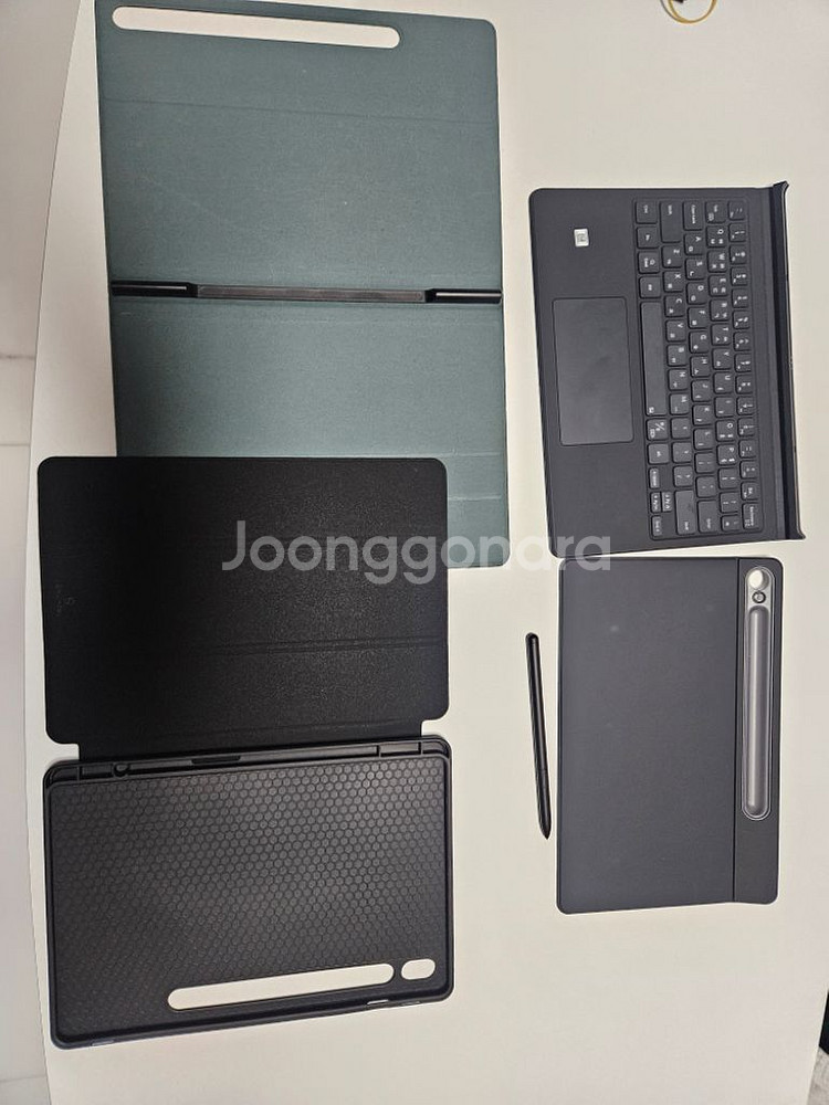 최상급 갤럭시탭 s9 128gb + 정품 북커버--5