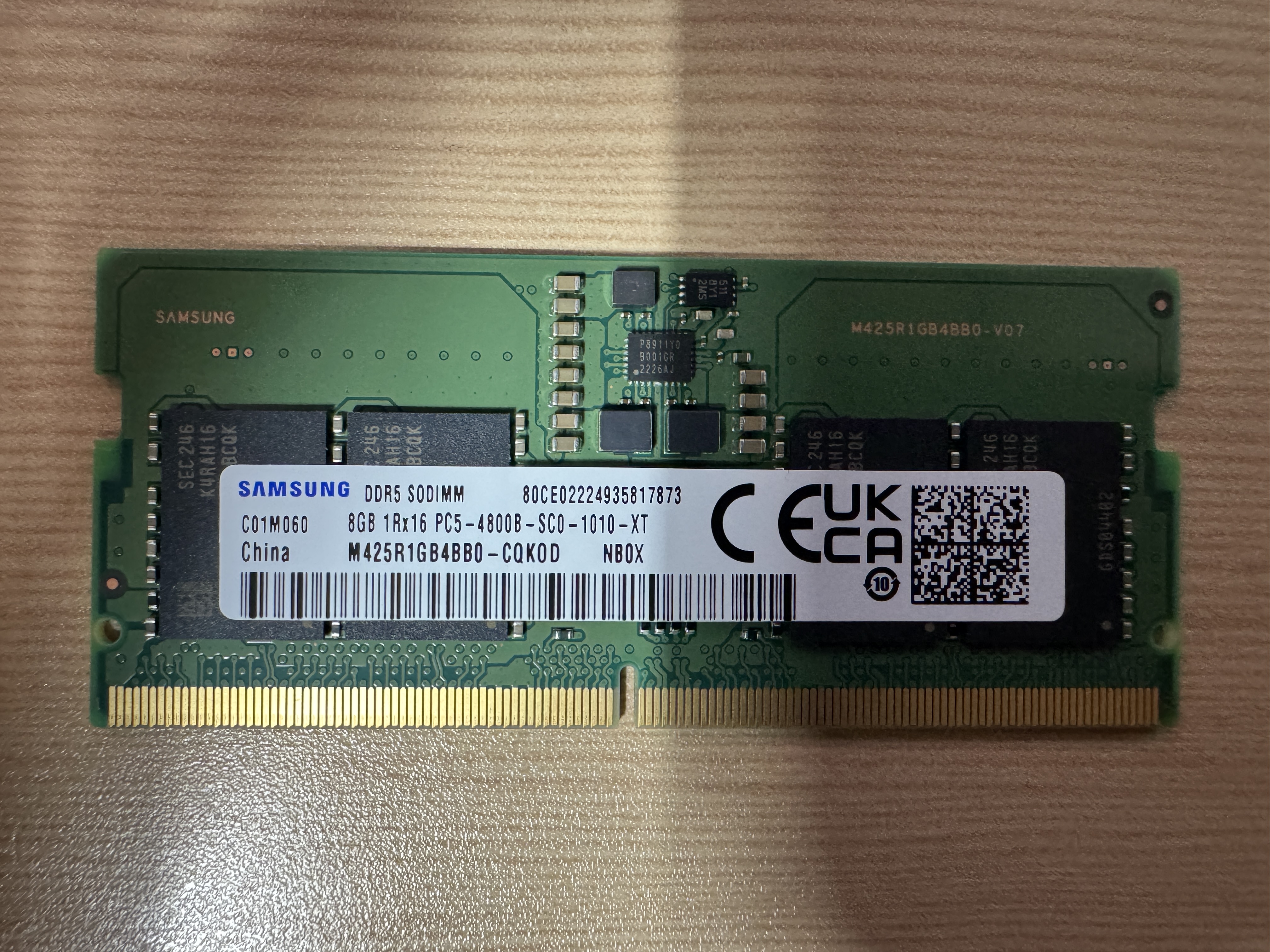 [택포] 노트북 DDR5-4800 8GB, 2장 1.2