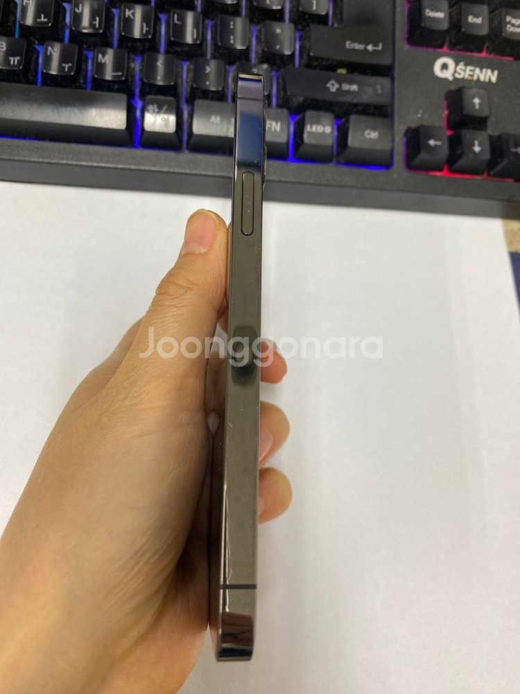 아이폰12프로 그래파이트 AA급 128GB 배터리100--4