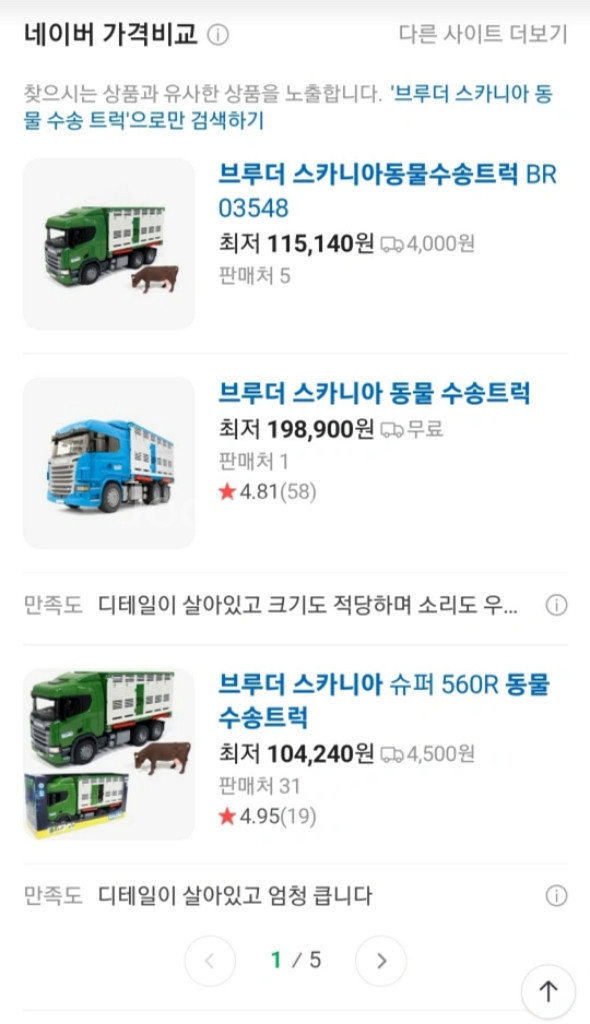 [직거래 의정부]브루더 스카니아 동물 수송 트럭--6