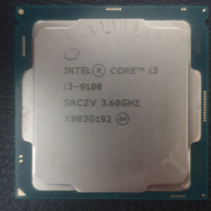 인텔 cpu i3 9100