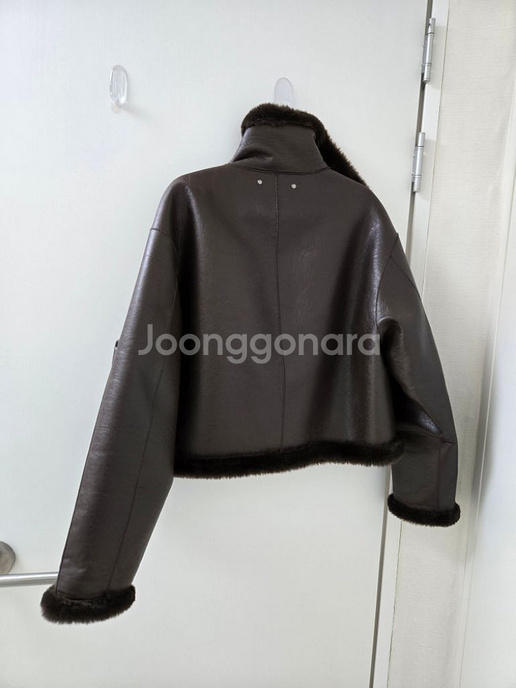 몽돌 에코퍼 크롭 무스탕 , 몽돌무스탕 , 무스탕--2