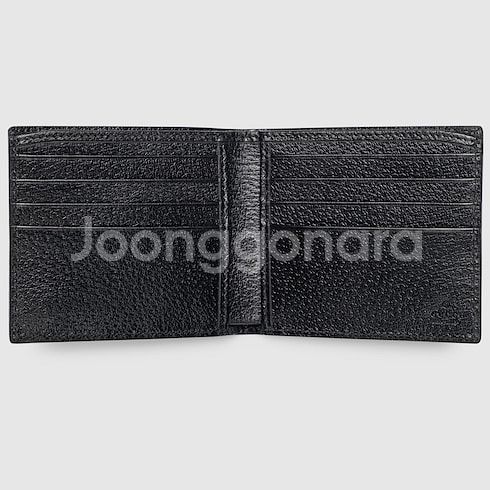 구찌 남성 GG 마몬트 레더 지갑 블랙 금장 42872--1