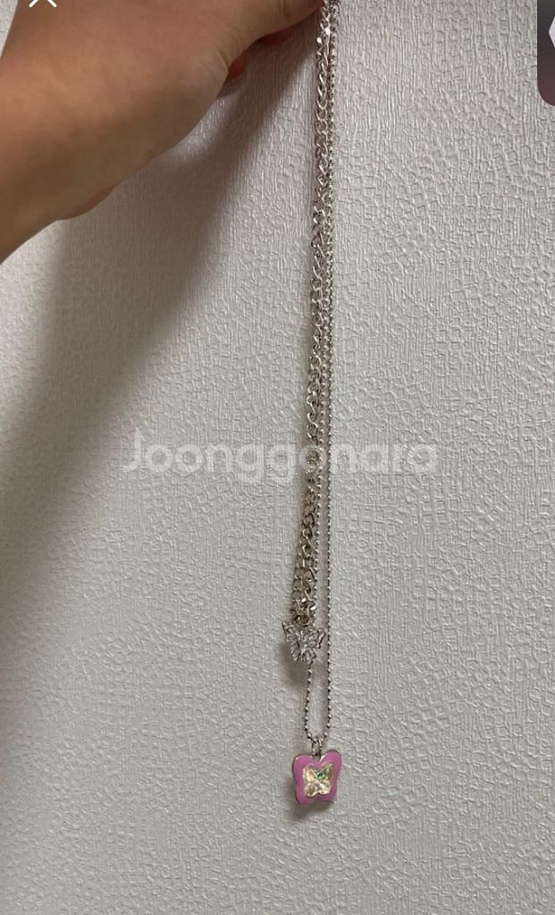 진주 목걸이 진주 팔찌 나비 목걸이--1