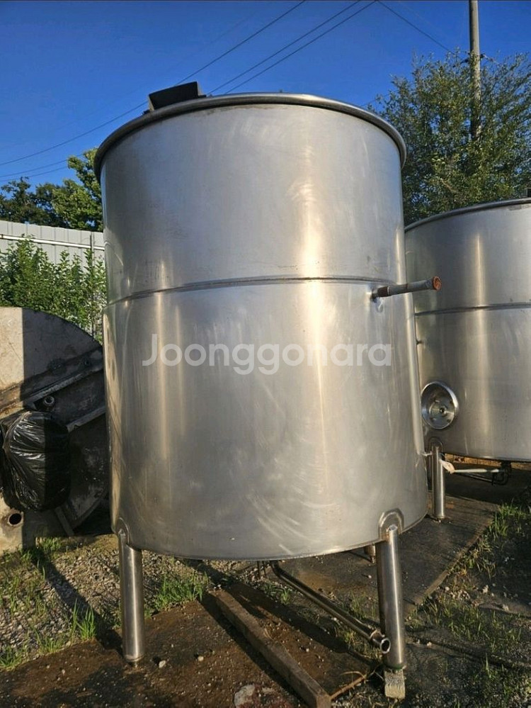 스텐탱크 저장탱크 발효탱크 물탱크 스뎅탱크 5톤--1