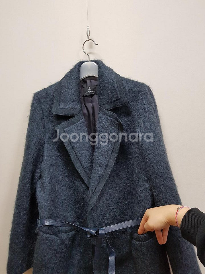 한섬 랑방 20FW 모헤어 벨티드 자켓 S 사이즈--1