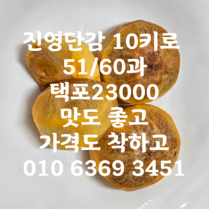 진영단감 51-60과 10키로 택포23000