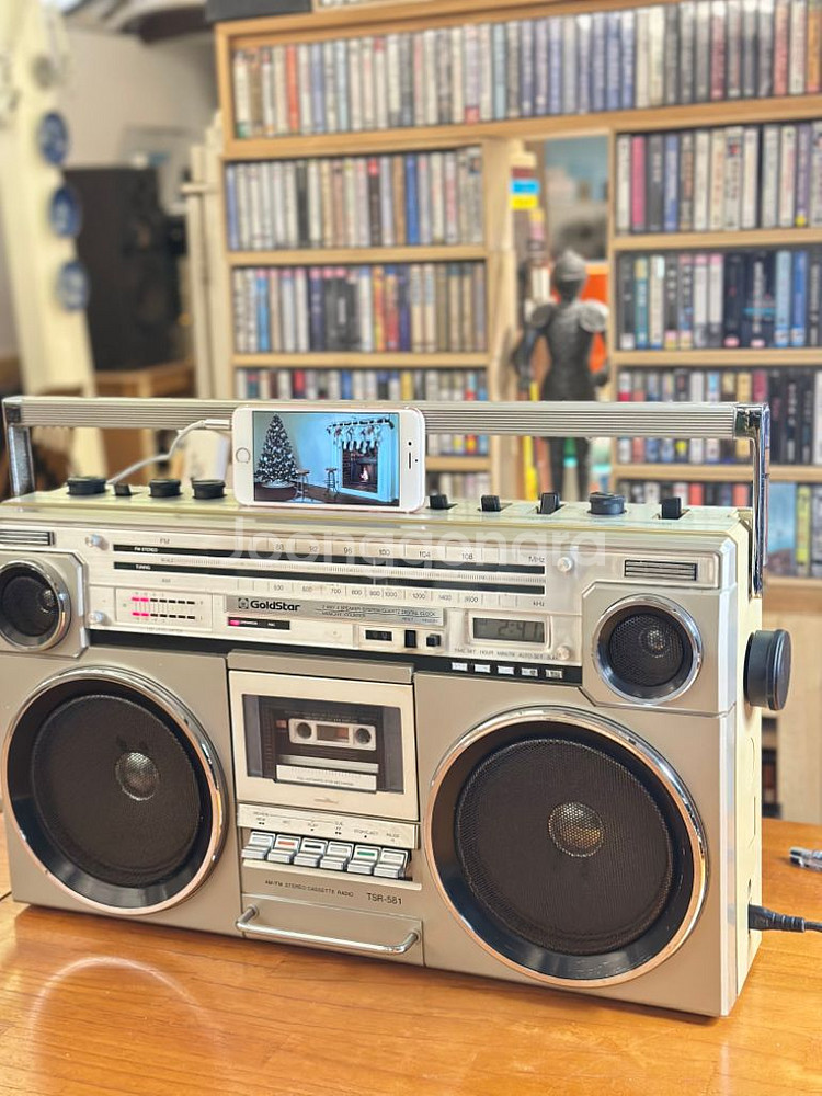 신동급)골드스타 붐박스 tsr-581 (블루투스)(턴테--1
