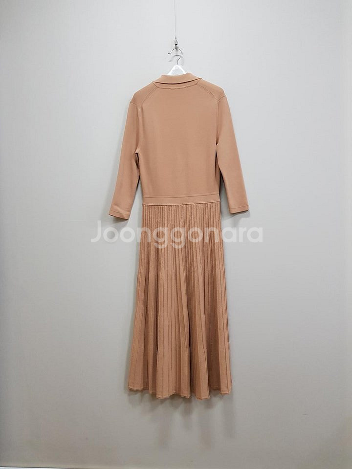 더캐시미어 21SS 오픈 칼라 니트 원피스 S 사이즈--5