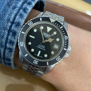 호이어(heuer) 프로페셔널 1000 검판