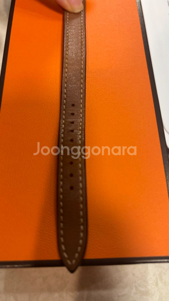 애플워치7 에르메스 아뜰라쥬 더블투어 41mm 골드--5