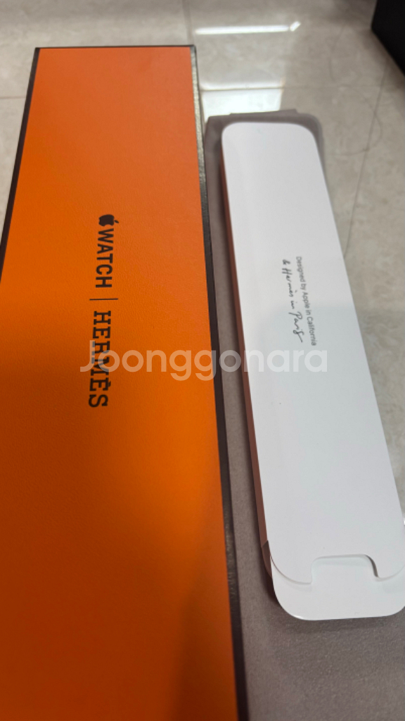 애플워치7 에르메스 아뜰라쥬 더블투어 41mm 골드--6