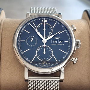 IWC 포르토피노 크로노 그래프 42mm 검판