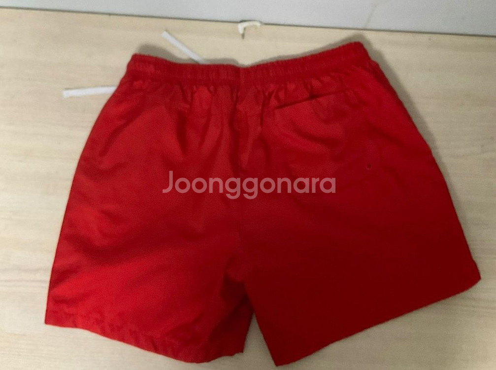 나이키 우븐 팬츠 희귀 레드--2