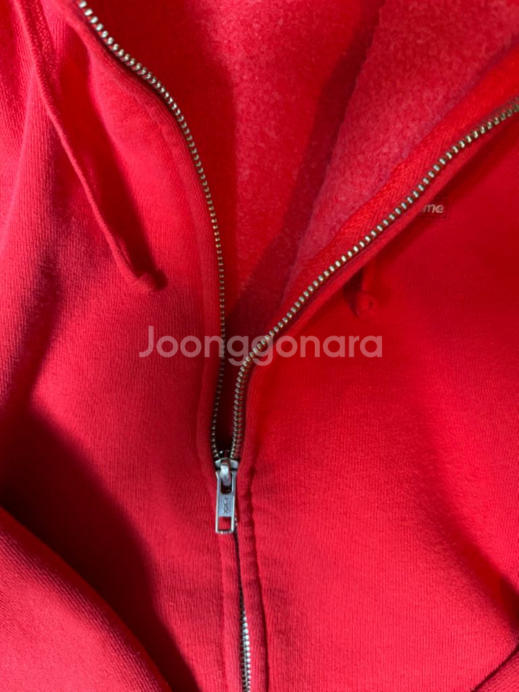 슈프림 오버다이드 스몰박스 후드집업 S 사이즈--3