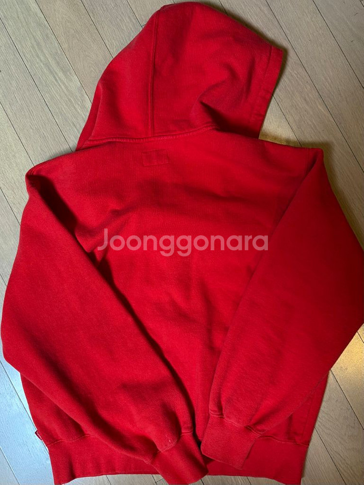 슈프림 오버다이드 스몰박스 후드집업 S 사이즈--4