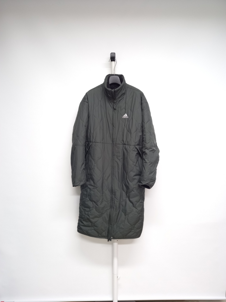 아디다스 리버시블 쉐르파 롱 점퍼 M 남여공용--2