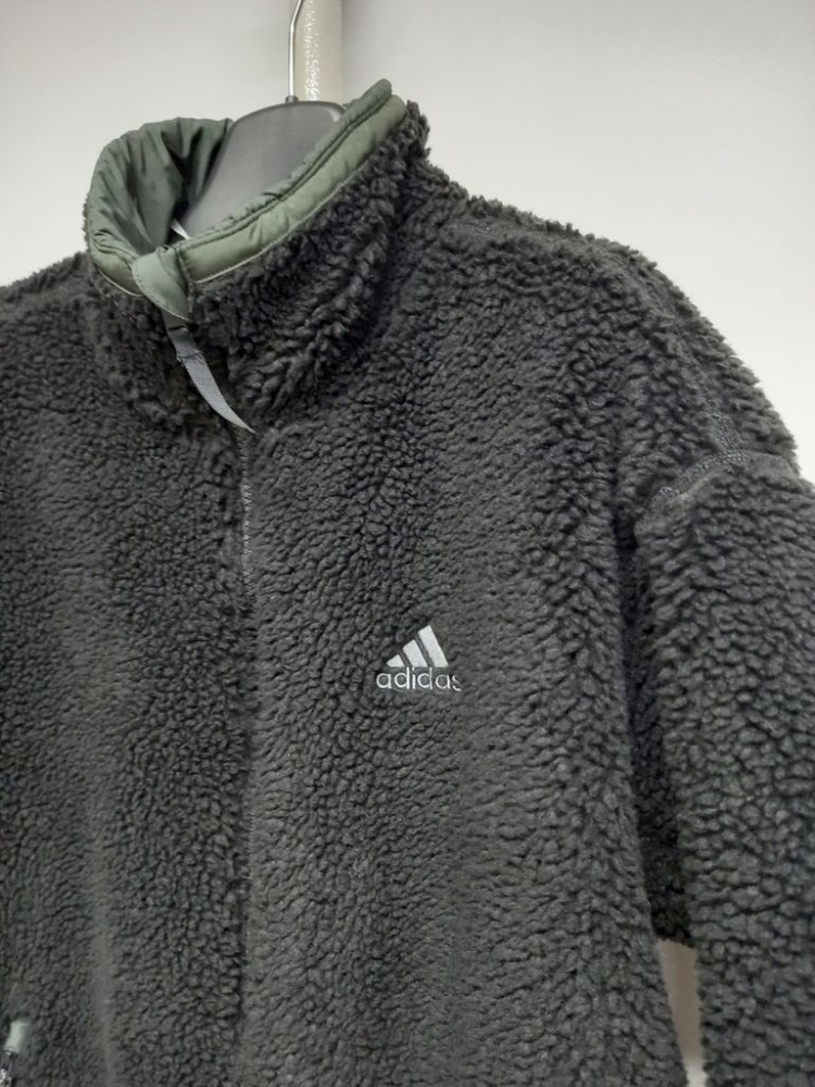 아디다스 리버시블 쉐르파 롱 점퍼 M 남여공용--5
