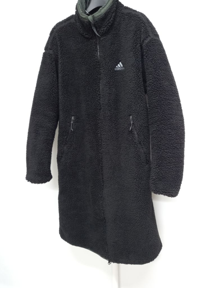 아디다스 리버시블 쉐르파 롱 점퍼 M 남여공용--4