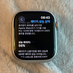 애플워치9 실버 41mm gps