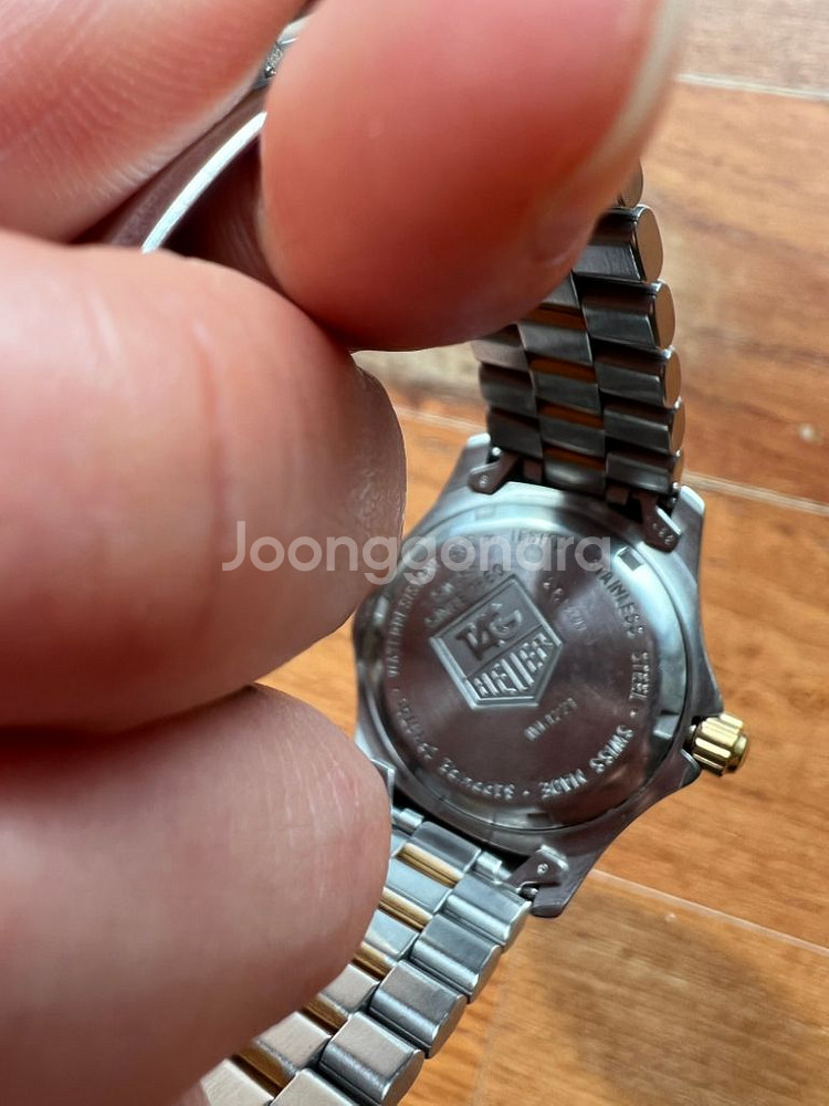 태그호이어 빈티지 시계 프로페셔널 다이버 콤비 35mm--4