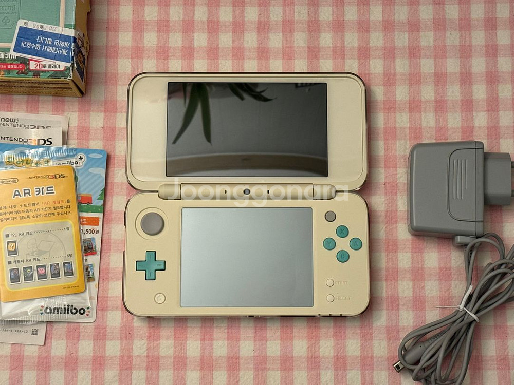 닌텐도 new 2ds 튀동숲 에디션--1