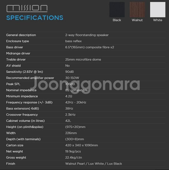 영국 미션 LX-5 MKII 톨보이 스피커--4