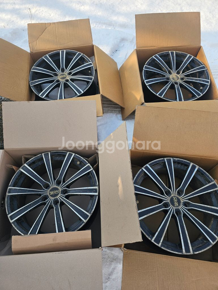 오즈 17인치 중고휠 팝니다.--5