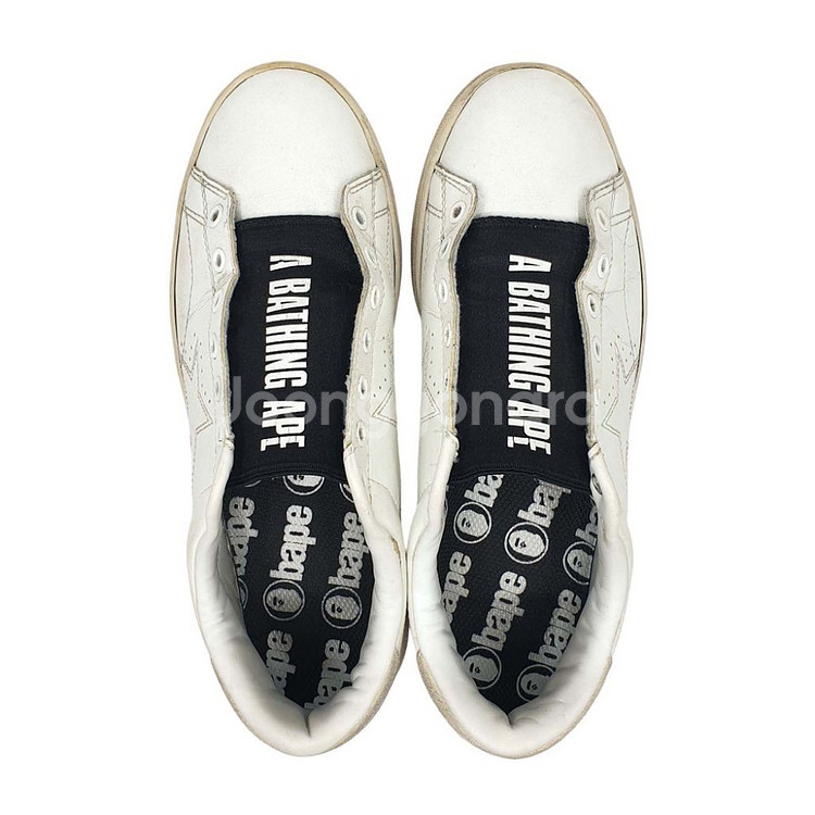 베이프 bape 스니커즈 화이트 275mm--4