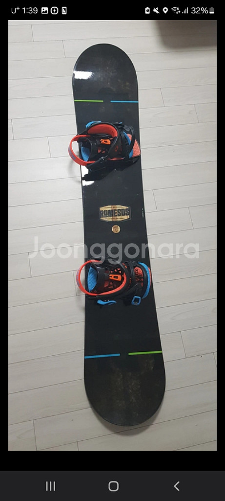 스노우보드 세트 보드+바인딩 152사이즈--1