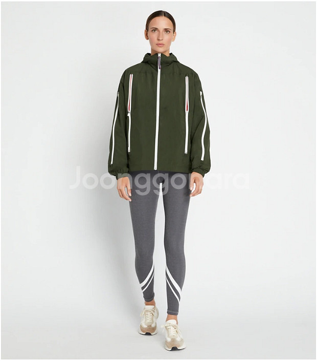 토리버치 테스처드 나일론 메시 벤트 자켓--4