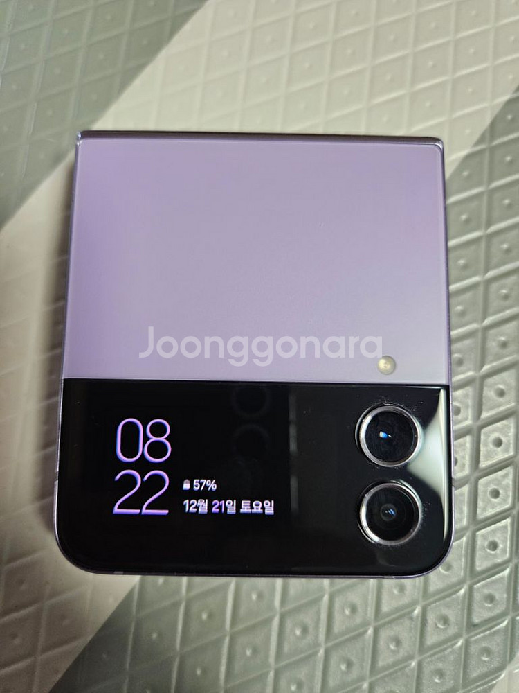 삼성 갤럭시 Z 플립 4 라벤더 512GB 자급제--3
