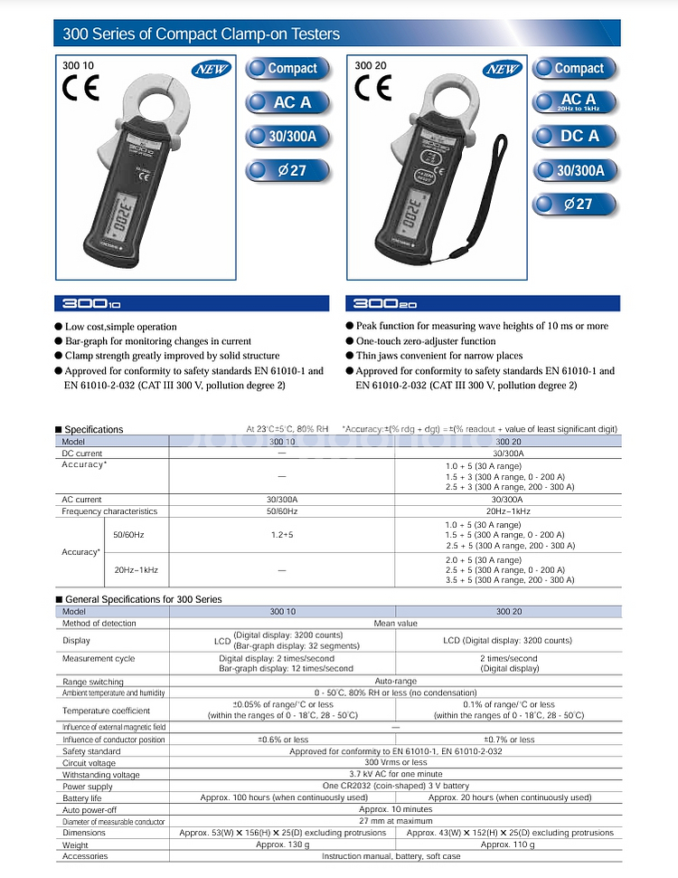 Yokogawa 30010 AC 클램프 메타--4