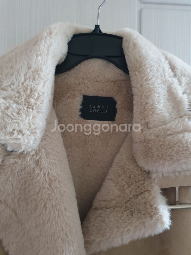 더블코코제이 에코퍼 롱무스탕 FREE 베이지 55 66--2